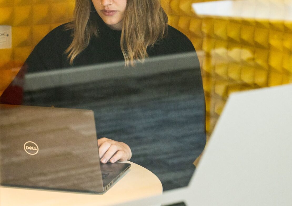 woman on laptop