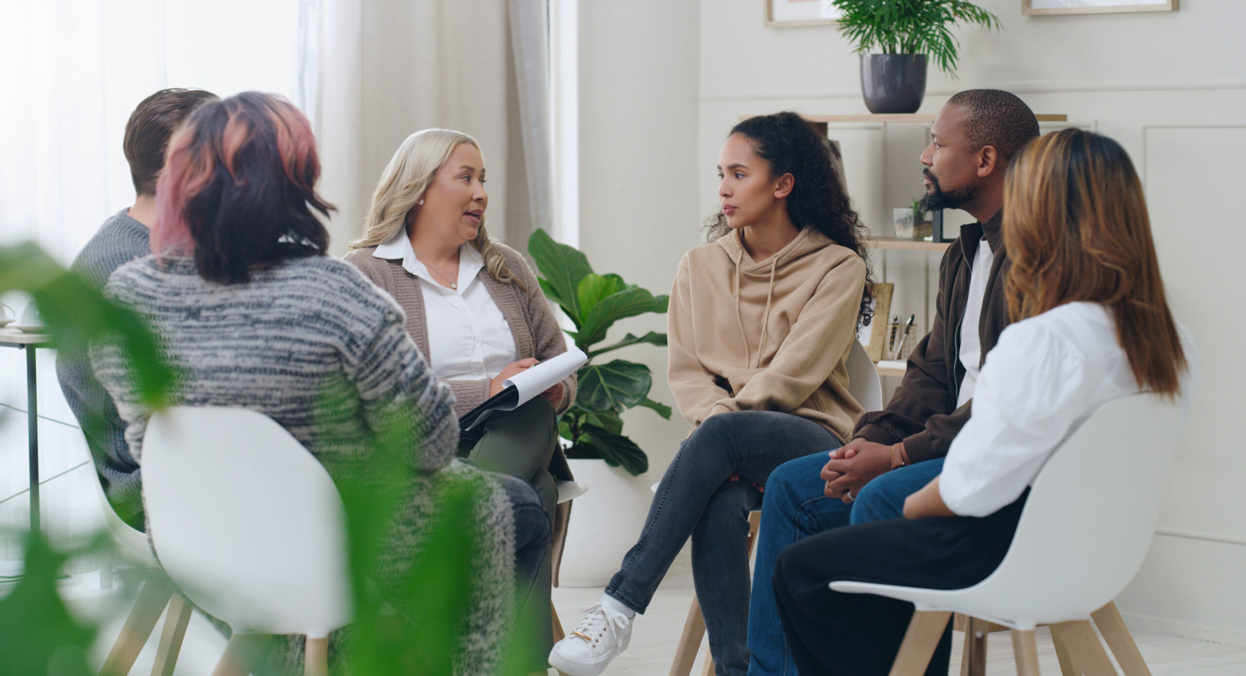 group in discussion