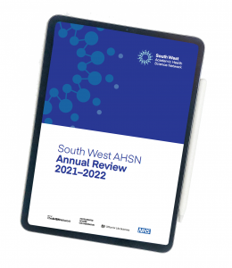 annual review displayed on ipad screen