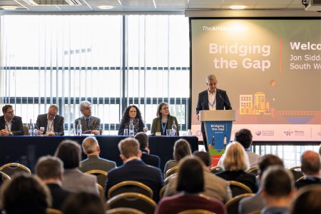 Jon Siddall, CEO at South West addressing audience at Bridging the Gap event